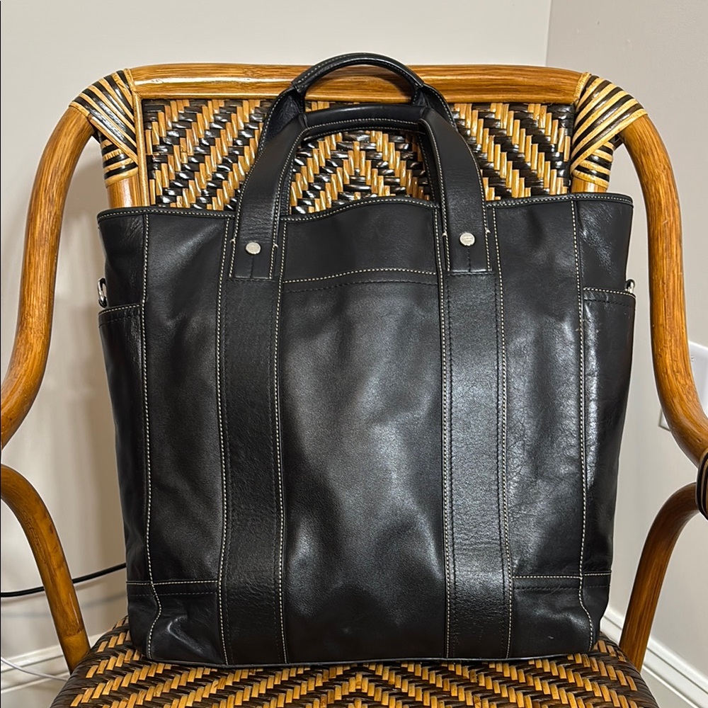 Coach Men’s Trans Atlantic Leather Tote